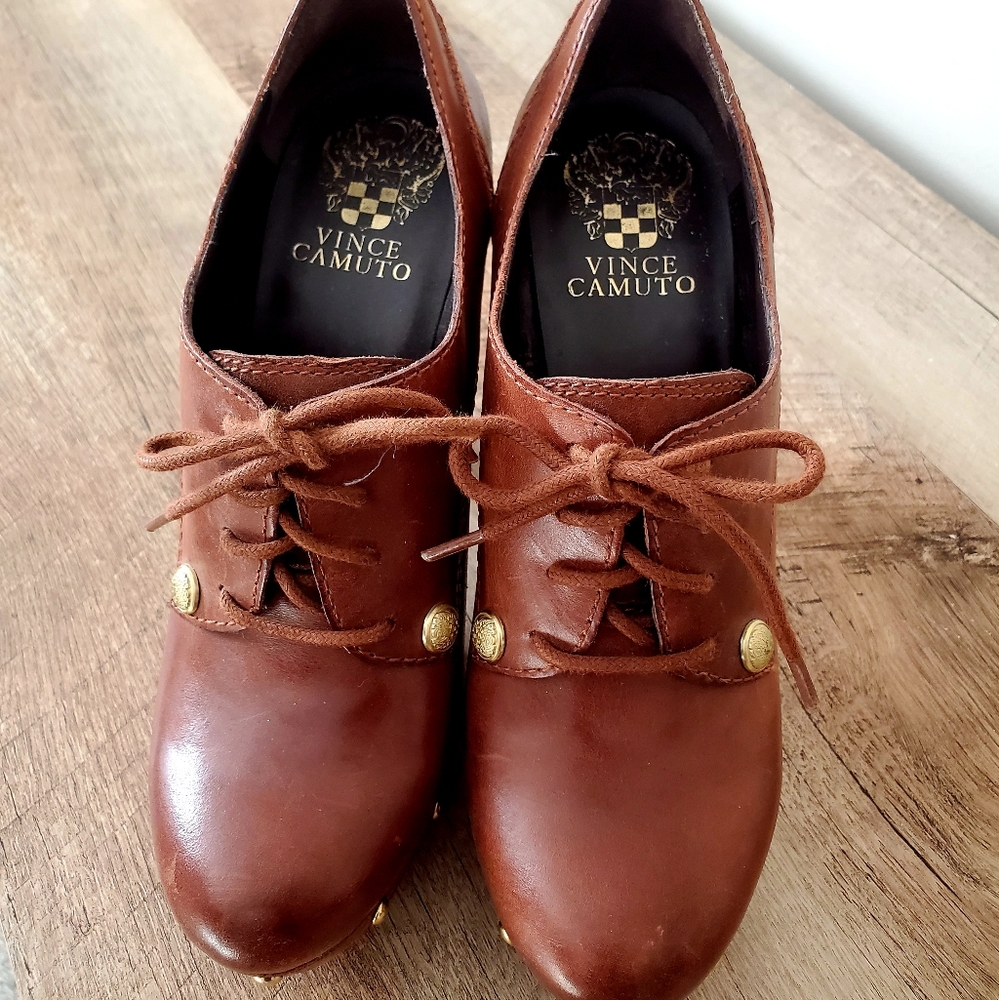 Vince Camuto Lace Up Boot, Size 37 (Euro)